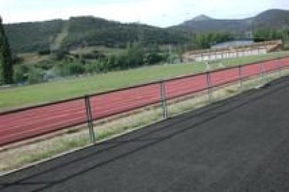 Una imagen del polideportivo José Manuel García, que ha sido asfaltado recientemente