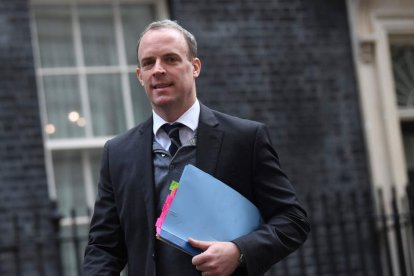 El ministro de Exteriores británico, Dominic Raab.