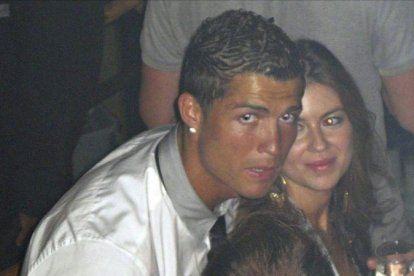 Cristiano Ronaldo y Kathryn Mayorga, en junio del 2009 en Las Vegas.