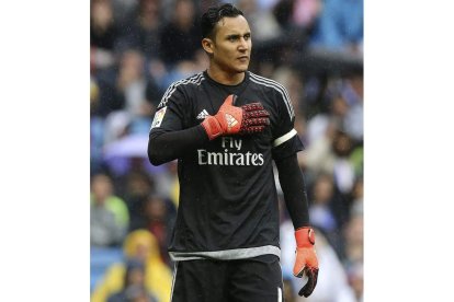 El meta costarricense del Madrid, Keylor Navas. BALLESTEROS