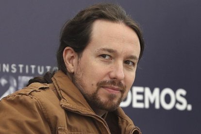 El líder de Podemos, Pablo Iglesias