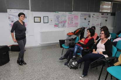 Barrientos ofreció ayer una conferencia sobre maternidad.