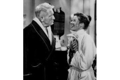 Katharine Hepburn junto a su gran amor, el actor Spencer Tracy, con el que nunca llegó a casarse