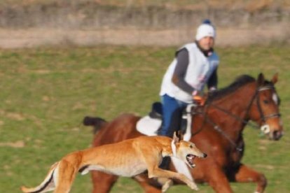 Leandro Pérez Manceñido en el podio con Rubio del Triki. OCARIZ