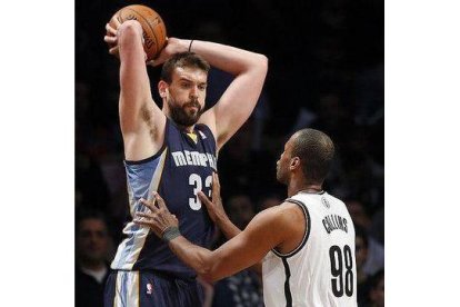 Marc Gasol trata de deshacerse de Jason Collins.