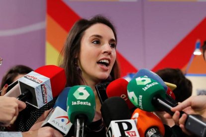 La ministra de Igualdad, Irene Montero. JUAN CARLOS HIDALGO