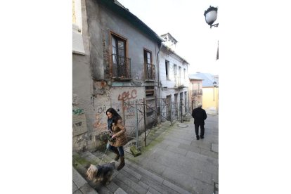 La calle del Rañadero, una de las más antiguas y peor conservadas del casco antiguo.