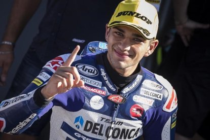 Jorge Martin (Honda), lider de Moto3 y ganador este año de cinco de los nueve grandes premios disputados. /