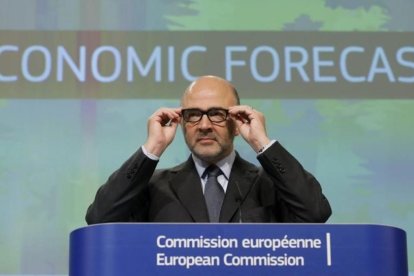 El comisario europeo de Asuntos Economicos y Financieros, Pierre Moscovici, en una foto de archivo.