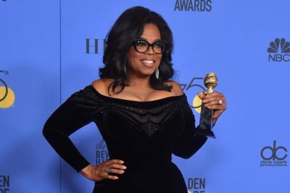 Oprah Winfrey en la gala de los Globos de Oro, el pasado 7 de enero, en Beverly Hills.