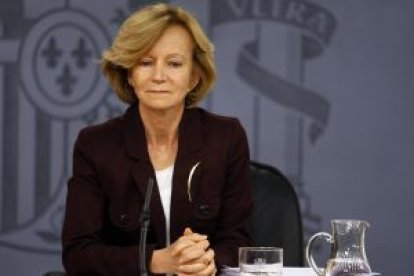 La vicepresidenta segunda del Gobierno y ministra de Economía y Hacienda, Elena Salgado.