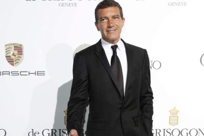 Antonio Banderas y la actriz estadounidense Sharon Stone.