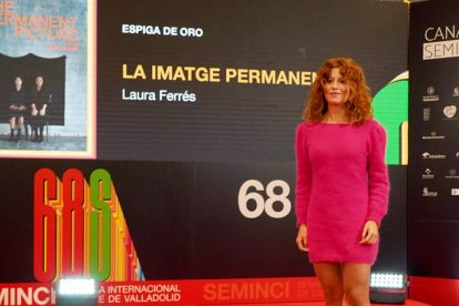 La ganadora de la Seminci Laura Ferrés. LETICIA PÉREZ