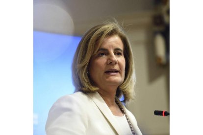 La ministra de Empleo en funciones, Fátima Bañez. P. PUENTE HOYOS