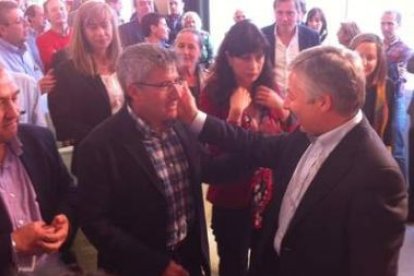 Fernández y Blanco, ayer en un acto político en Segovia.