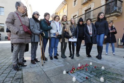 Familiares de los seis bercianos homenajeados. ANA F. BARREDO