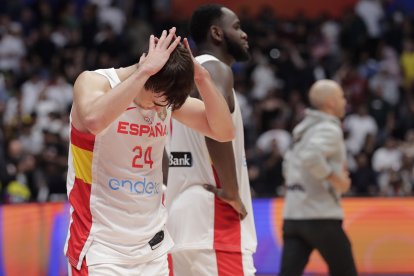 España perdió 85-88. EFE/EPA/MAST IRHAM