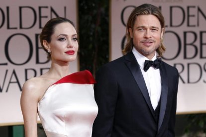 Angelina Jolie y Brad Pitt, en el 2013.