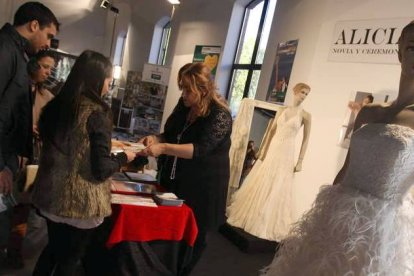 Un momento de la jornada inaugural de León de Boda, en la sesión de ayer.