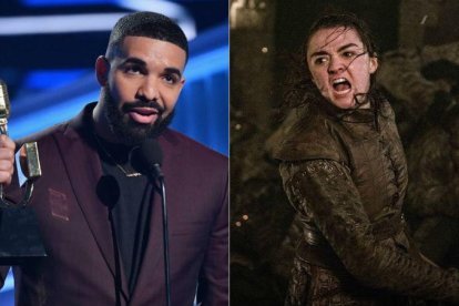 Drake se acordó de Arya Stark al recoger su premio en los Billboard Music Awards.