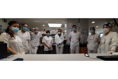 Equipo de la Unidad de Inmunología del Hospital de León. DL