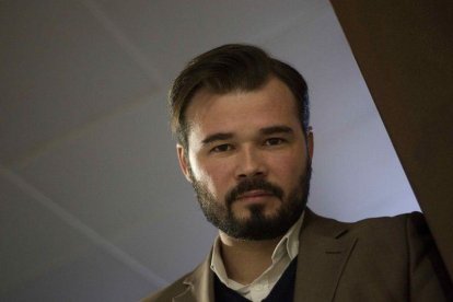 Gabriel Rufián, diputado de ERC en el Congreso.