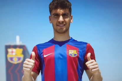 Percan se siente "muy satisfecho" por fichar por el Barcelona Atlètic. FC BARCELONA