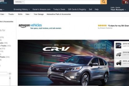 Nuevo portal Amazon Vehicles.