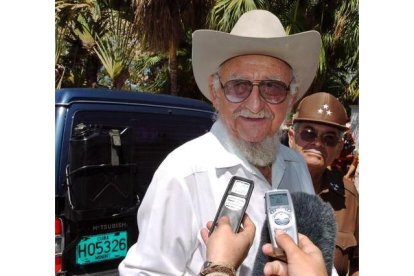 Imagen de archivo fechada el 28 de marzo del 2007, que muestra a Ramón Castro, hermano mayor del líder cubano Fidel Castro, durante la inauguración de la Feria Comercial Internacional Agropecuaria, en La Habana (Cuba).