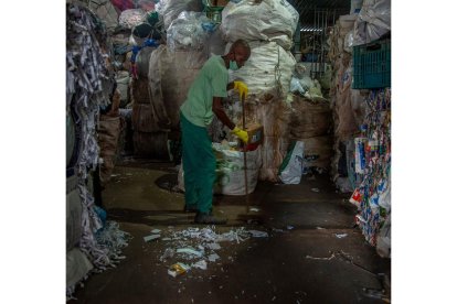 Recicladores de basura en Brasil. FELIPE IRUATA