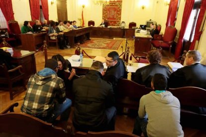 Sala de la Audiencia Provincial donde se celebra el juicio.