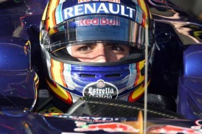 Carlos Sainz júnior en su Toro Rosso.