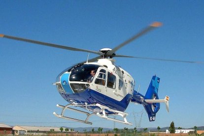 Los servicios de Emergencias desplazaron un helicóptero hasta el lugar del suceso.