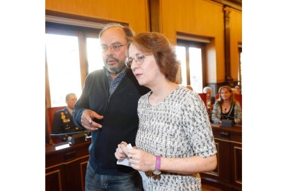 Avelino Fierro y Marta Sanz, pregoneros de la feria.