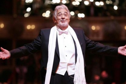 Plácido Domingo, en una actuación.