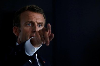 El presidente francés Emmanuele Macron. /