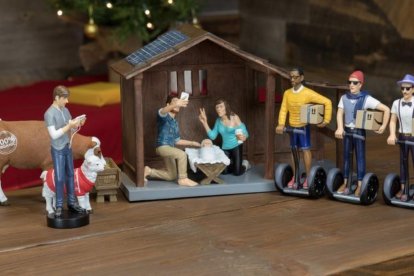 El pesebre hípster de Modern Nativity.