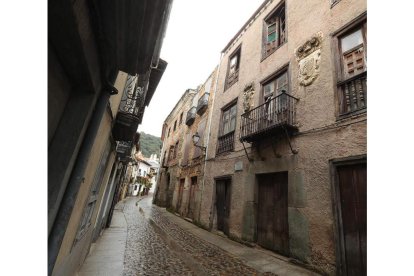 La calle del Agua de Villafranca, en una imagen de archivo. L. DE LA MATA