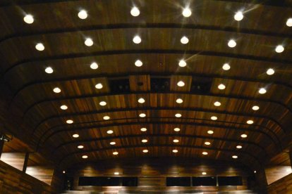 La iluminación, climatización y seguridad del Auditorio pasará a controlarse desde un nuevo sistema de domótica. J.A. CALVO