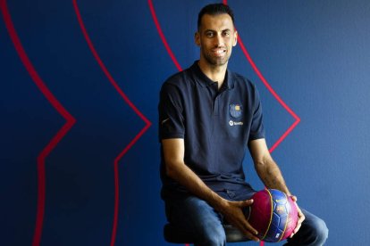 Sergio Busquets bajará el domingo el telón a sus quince años vistiendo de blaugrana. FONTCUBERTA