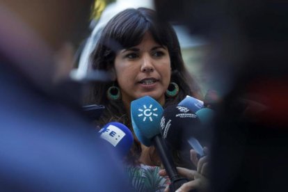 Teresa Rodríguez, secretaria general de Podemos Andalucía.