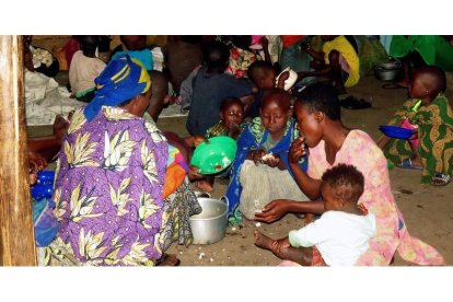 Centro de refugiados de Nyakabande, en el distrito de Kisoro (Uganda). HOPE MAFARANGA