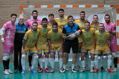 Formación del Mármoles Plácido/Villaquilambre Futsal que milita en Tercera División DL