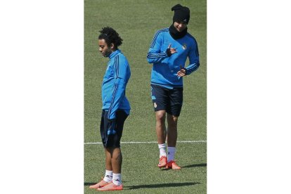 Marcelo regresa al once del Madrid ante la Roma en el que Cristiano será fundamentel. KOTE RODRIGO