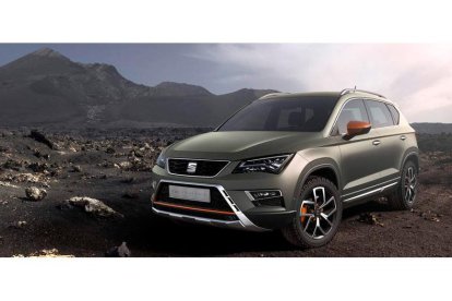 Seat viste de ‘campero’ al nuevo Ateca, con mayores posibilidades de utilización fuera del asfalto.