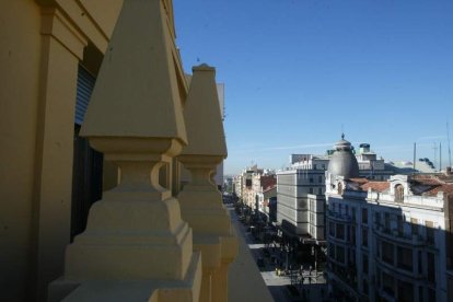 Vista de Ordoño II, una de las calles más emblemáticas de la capital leonesa.