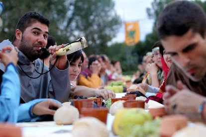 Imagen de archivo de la tradicional Cena Medieval en el monasterio.