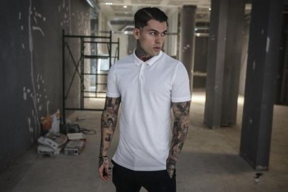 Stephen James, en su local de la calle de Trafaltar, durante las obras.