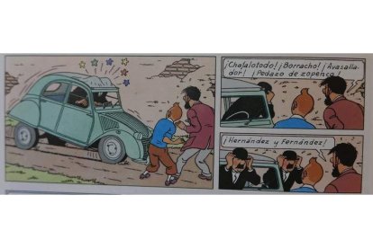 1956: plancha 12, viñeta A1… y siguientes; «El asunto Tornasol» lanzó al 2CV a la fama en la ‘bande dessinée’.