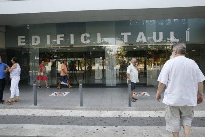 Entrada del Parc Taulí en Sabadell.